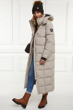 Holland Cooper Carrington Longline Coat Stone