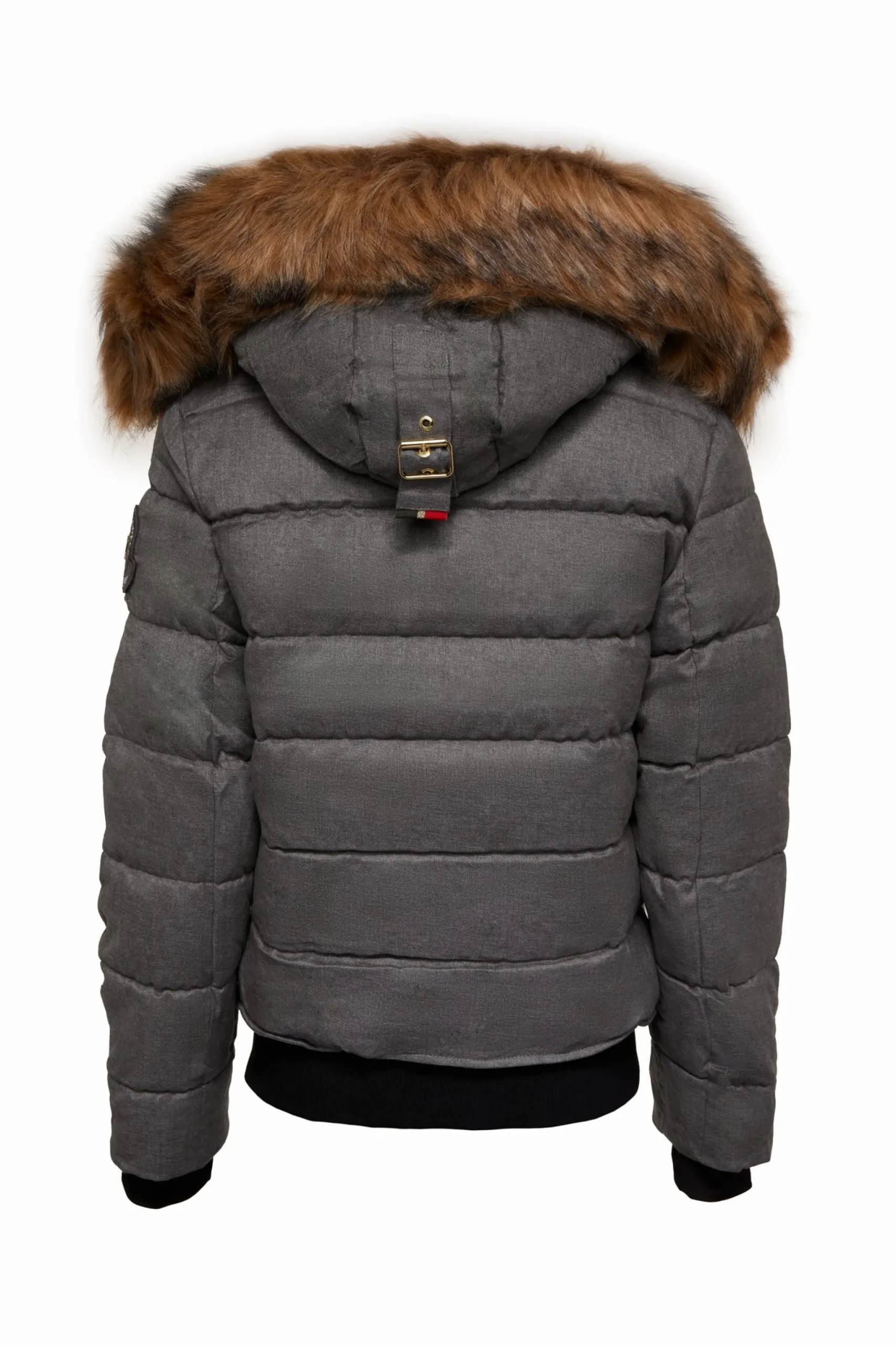 Holland Cooper Cervinia Puffer Light Grey Tweed New
