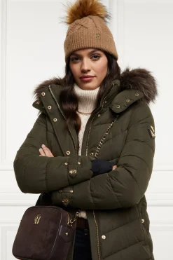 Holland Cooper Chamonix Coat Khaki Outlet