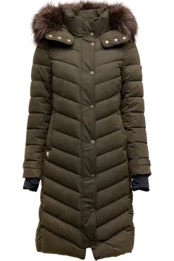 Holland Cooper Chamonix Coat Khaki Outlet