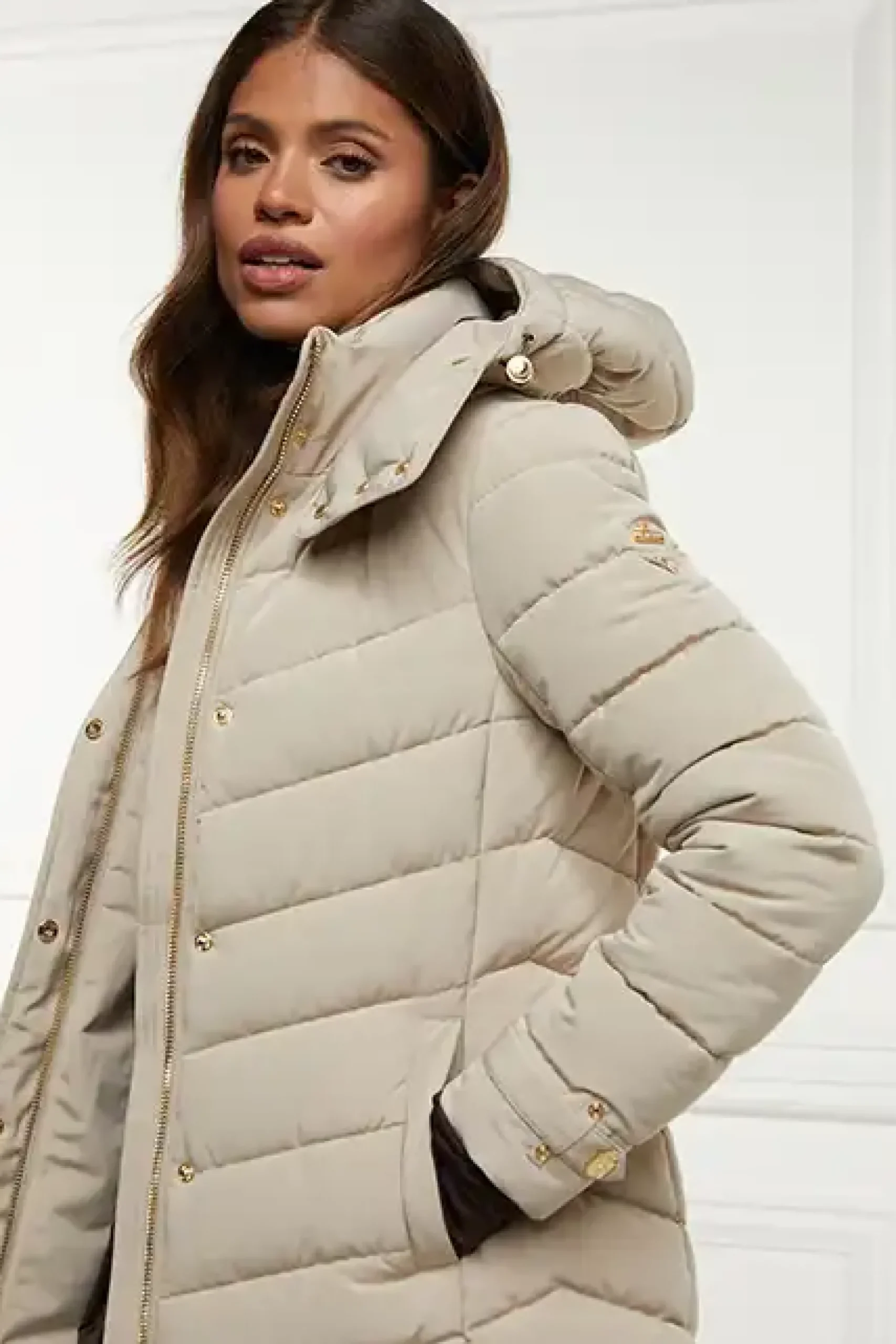 Holland Cooper Chamonix Coat Stone Sale
