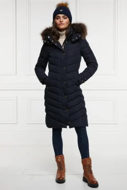 Holland Cooper Chamonix Coat Ink Navy Sale