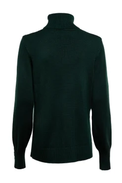 Holland Cooper Chamonix Roll Neck Knit Emerald