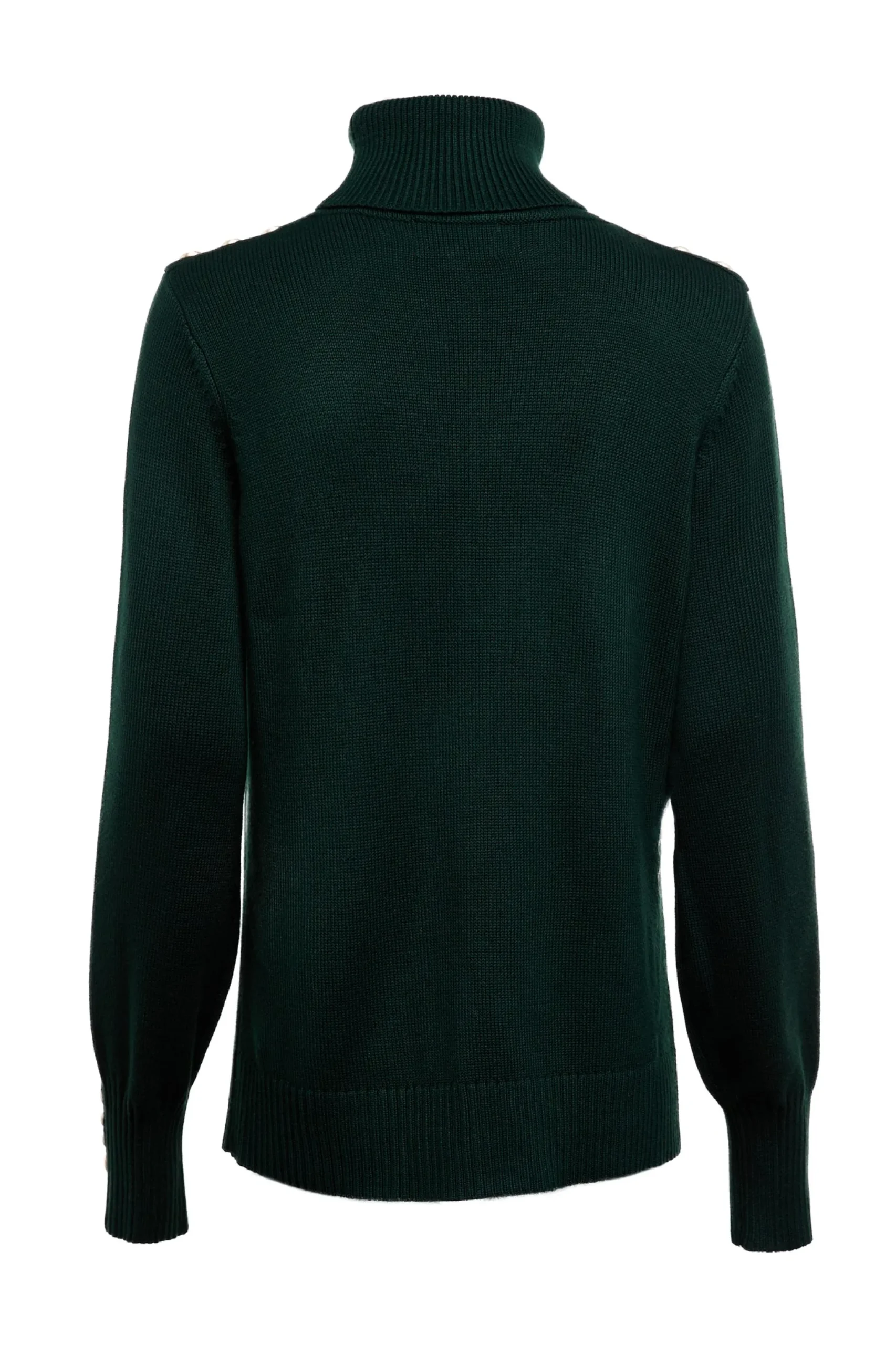Holland Cooper Chamonix Roll Neck Knit Emerald
