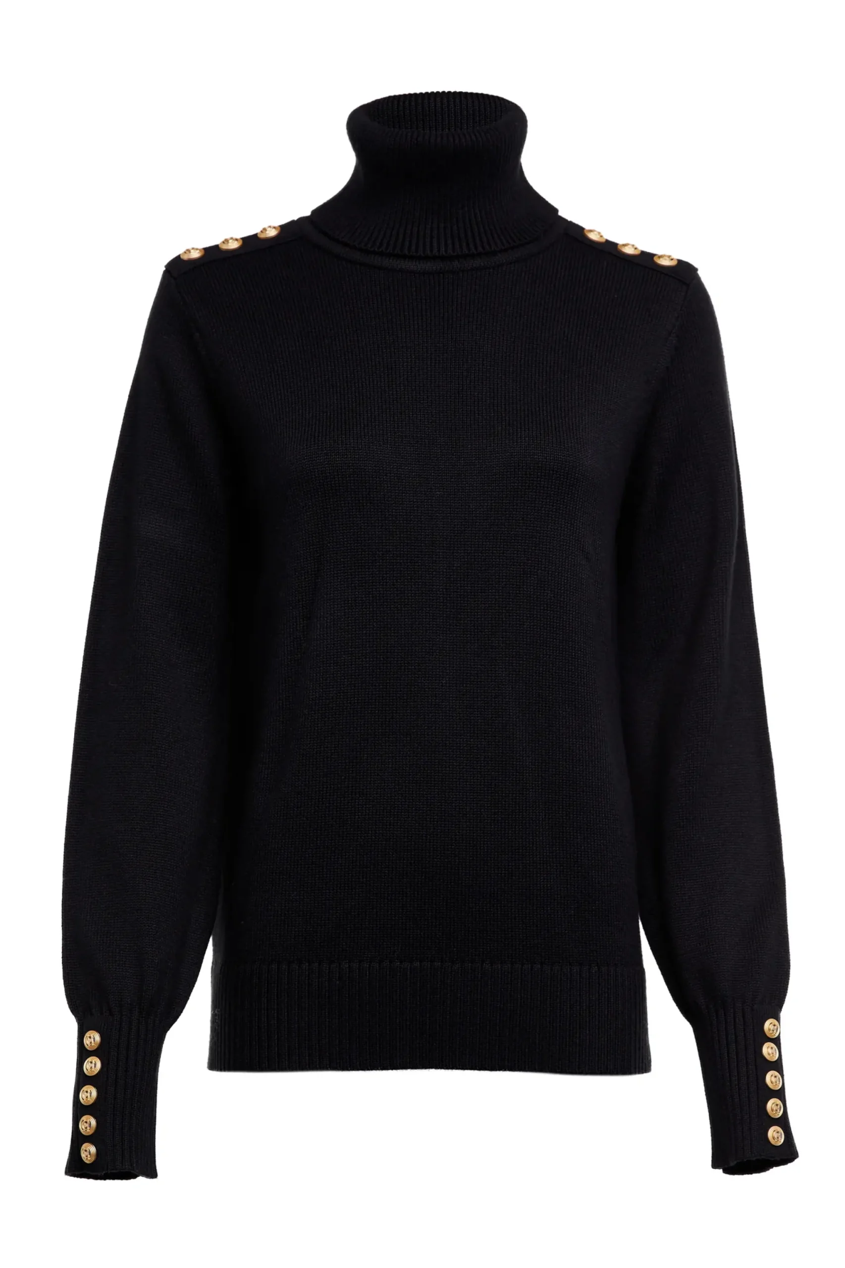 Holland Cooper Chamonix Roll Neck Knit Black New