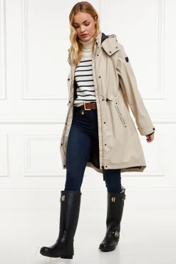 Holland Cooper Chartwell Rain Parka Stone Online