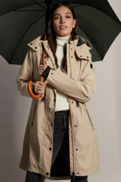 Holland Cooper Chartwell Rain Parka Stone Online