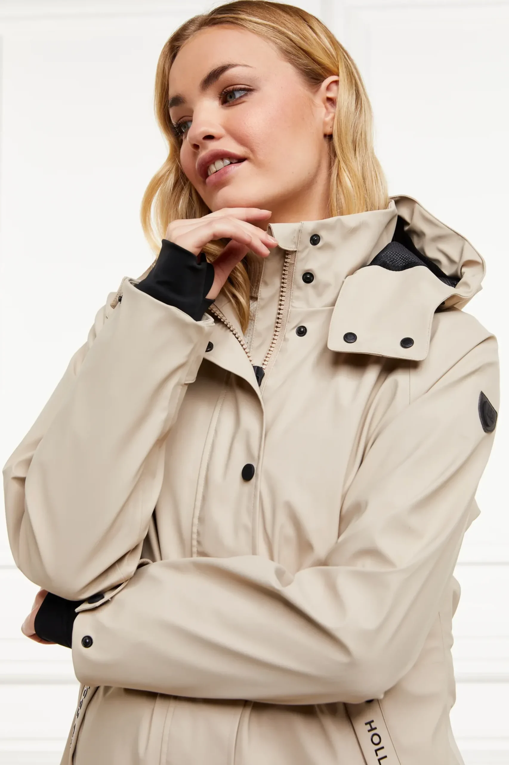 Holland Cooper Chartwell Rain Parka Stone Online
