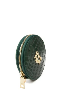 Holland Cooper Chelsea Coin Purse Emerald Croc Outlet