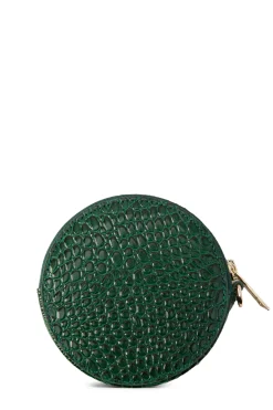 Holland Cooper Chelsea Coin Purse Emerald Croc Outlet