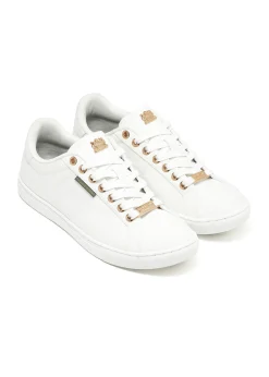 Holland Cooper Chelsea Court Trainer Embroidered White Best