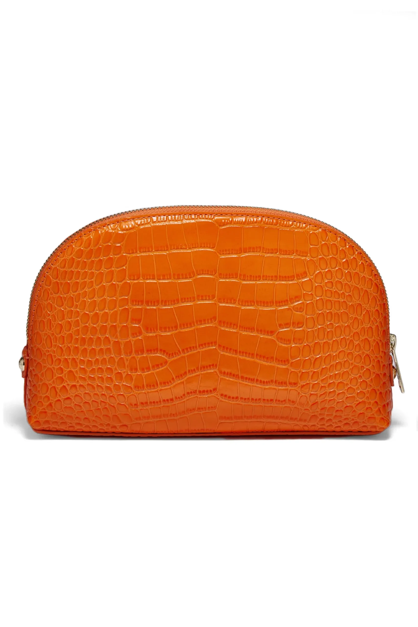 Holland Cooper Chelsea Makeup Bag Orange Croc Sale