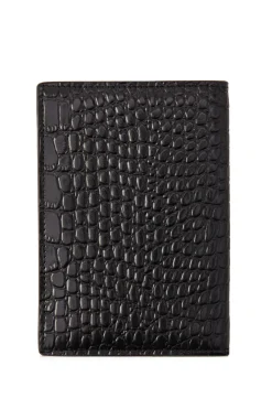 Holland Cooper Chelsea Passport Holder Black Croc Online