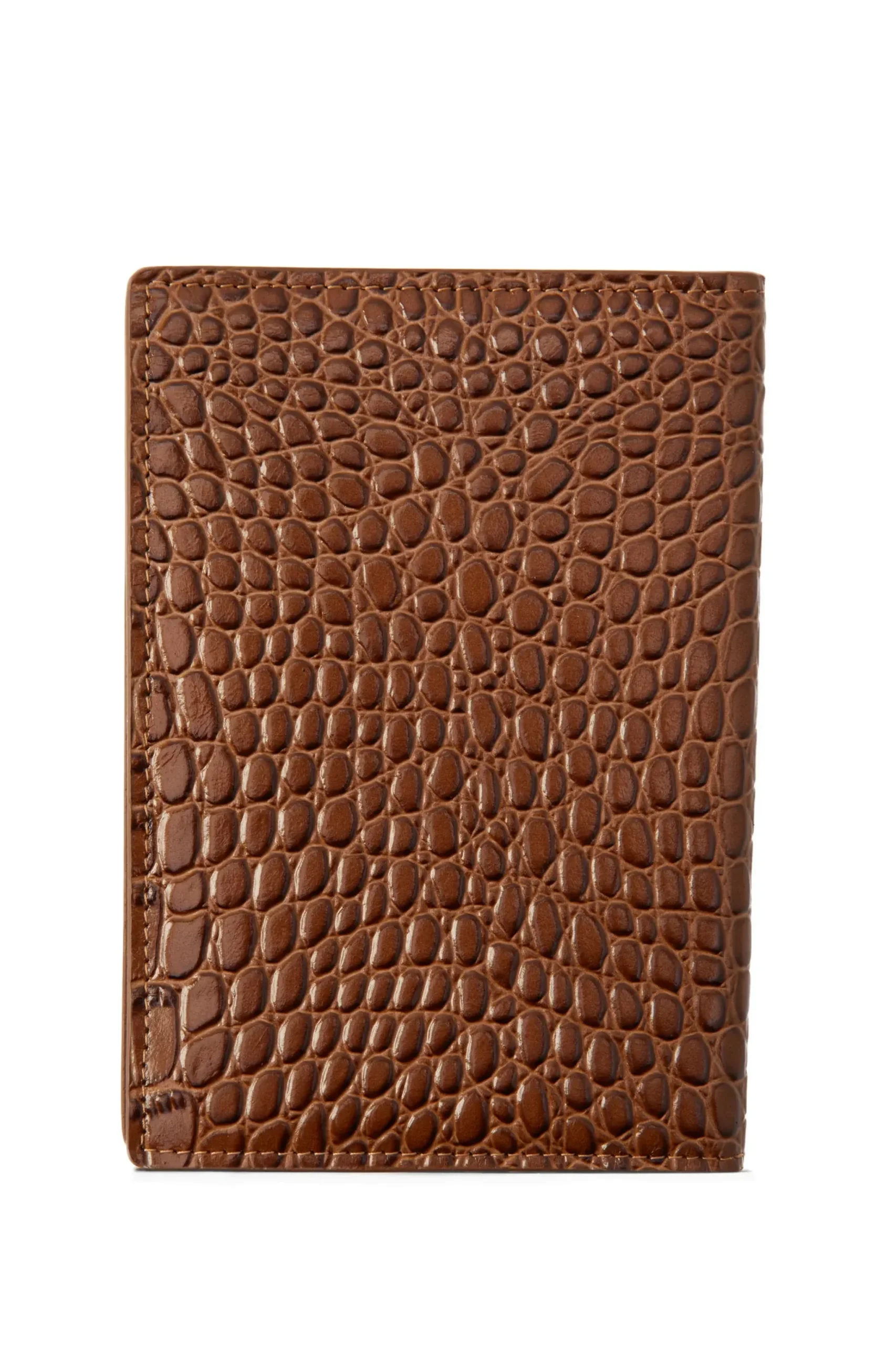 Holland Cooper Chelsea Passport Holder Tan Croc Online