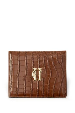 Holland Cooper Chelsea Passport Holder Tan Croc Online