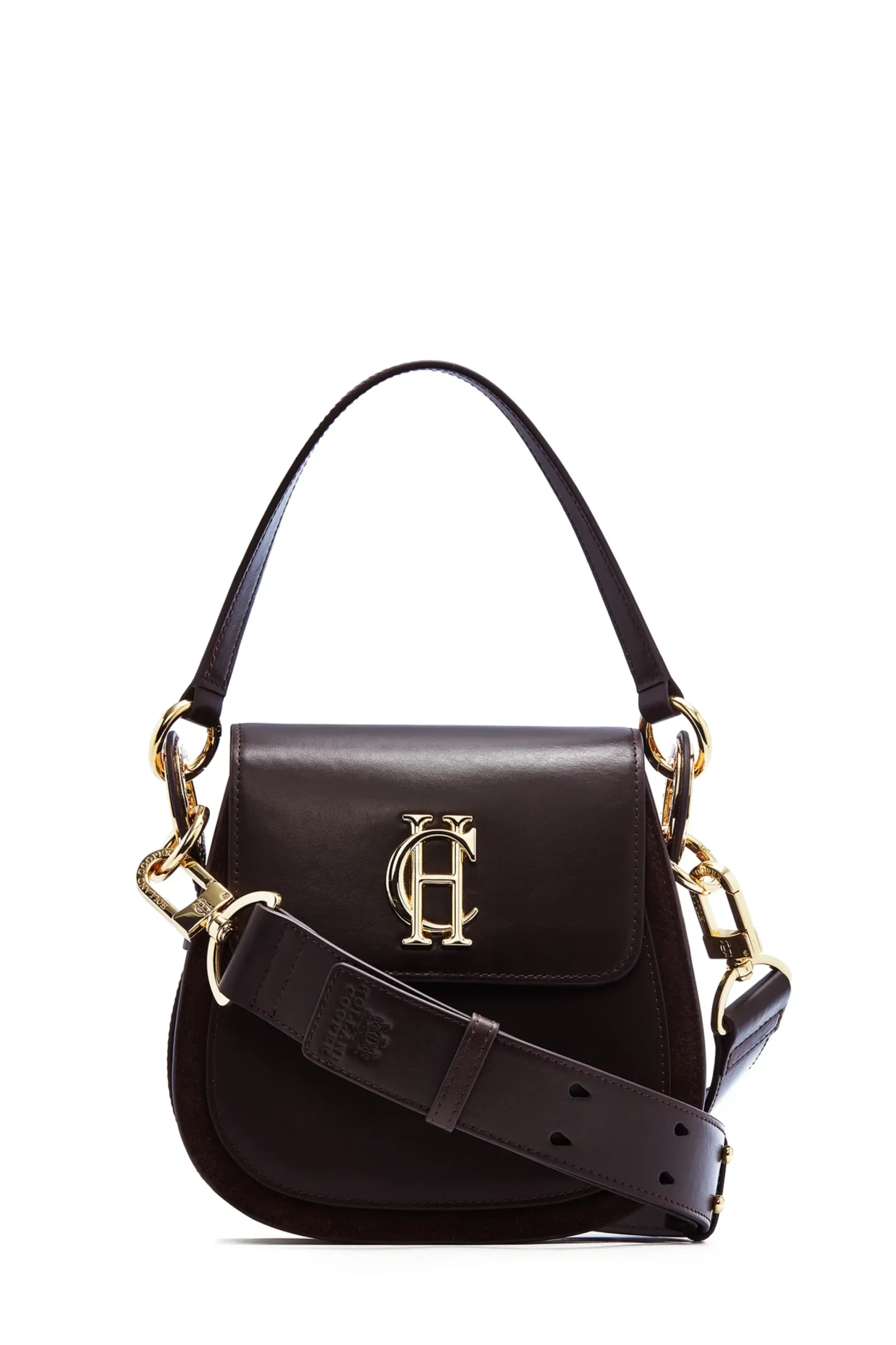 Holland Cooper Chelsea Saddle Bag Chocolate Hot