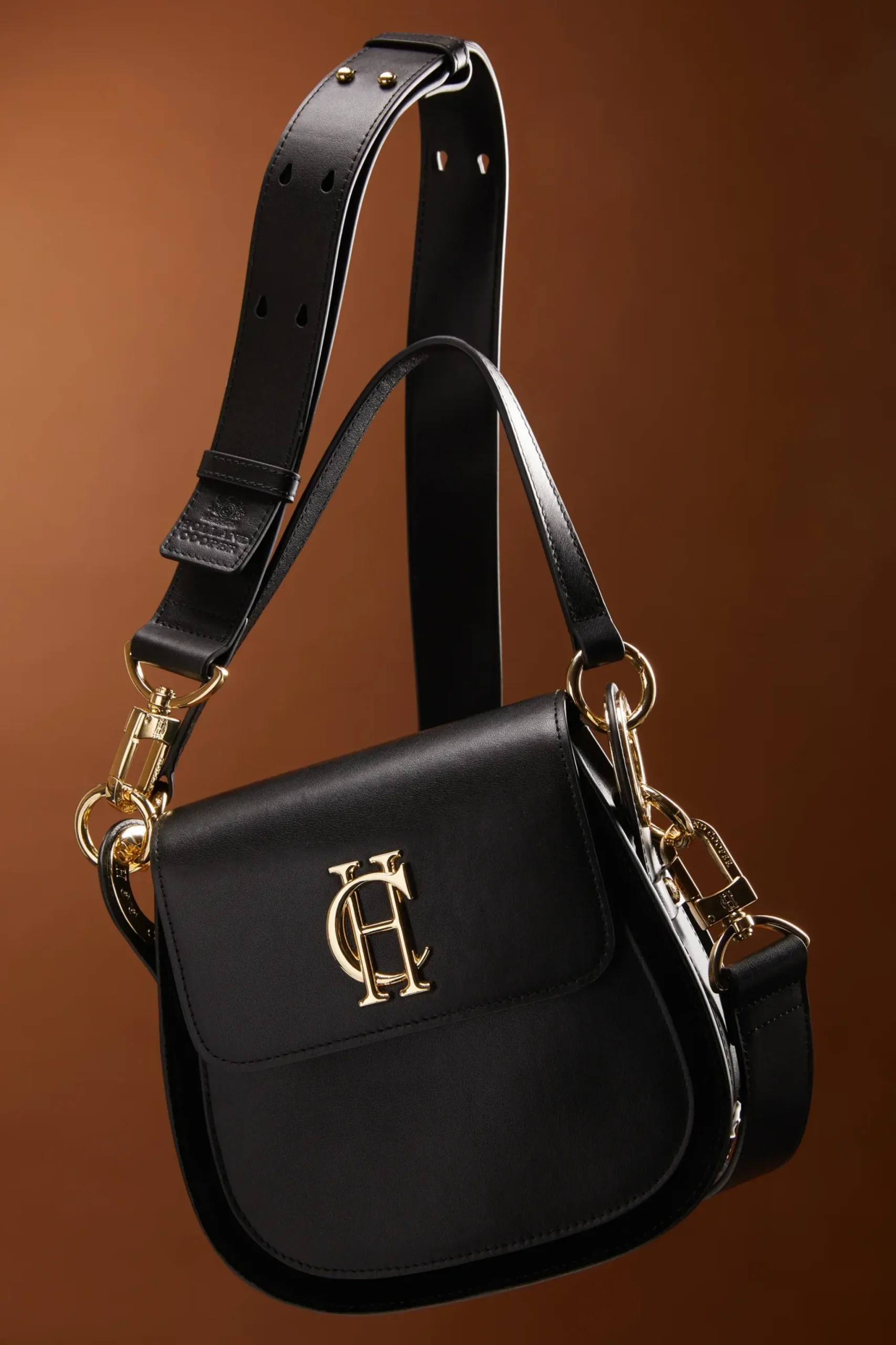 Holland Cooper Chelsea Saddle Bag Chocolate Hot