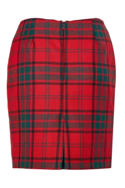 Holland Cooper Chelsea Skirt Red Tartan Sale