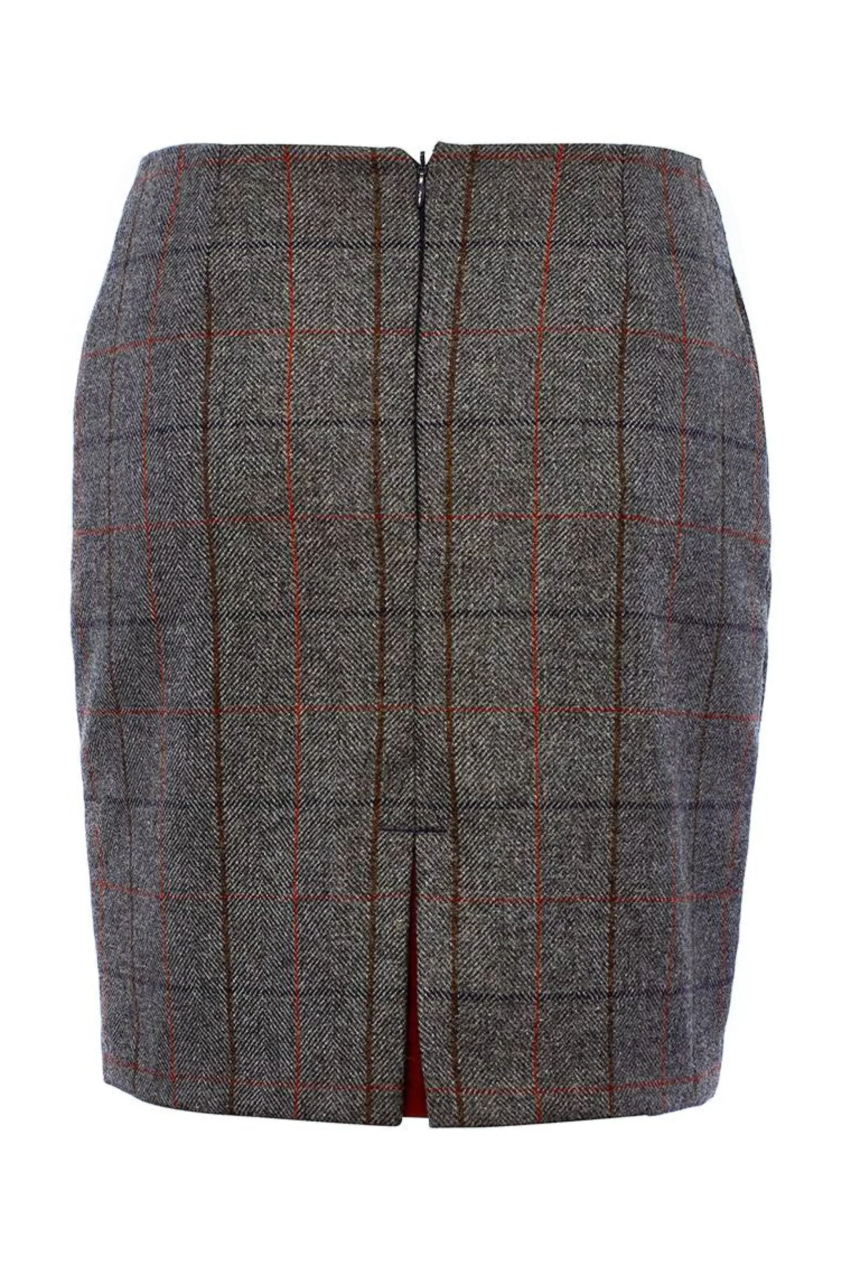 Holland Cooper Chelsea Skirt Mid Blue Check Hot