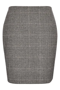 Holland Cooper Chelsea Skirt Prince of Wales Black