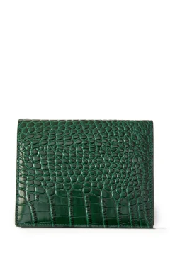 Holland Cooper Chelsea Wallet Emerald Croc New