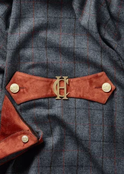 Holland Cooper Chiltern Cape Mid Blue Check Hot