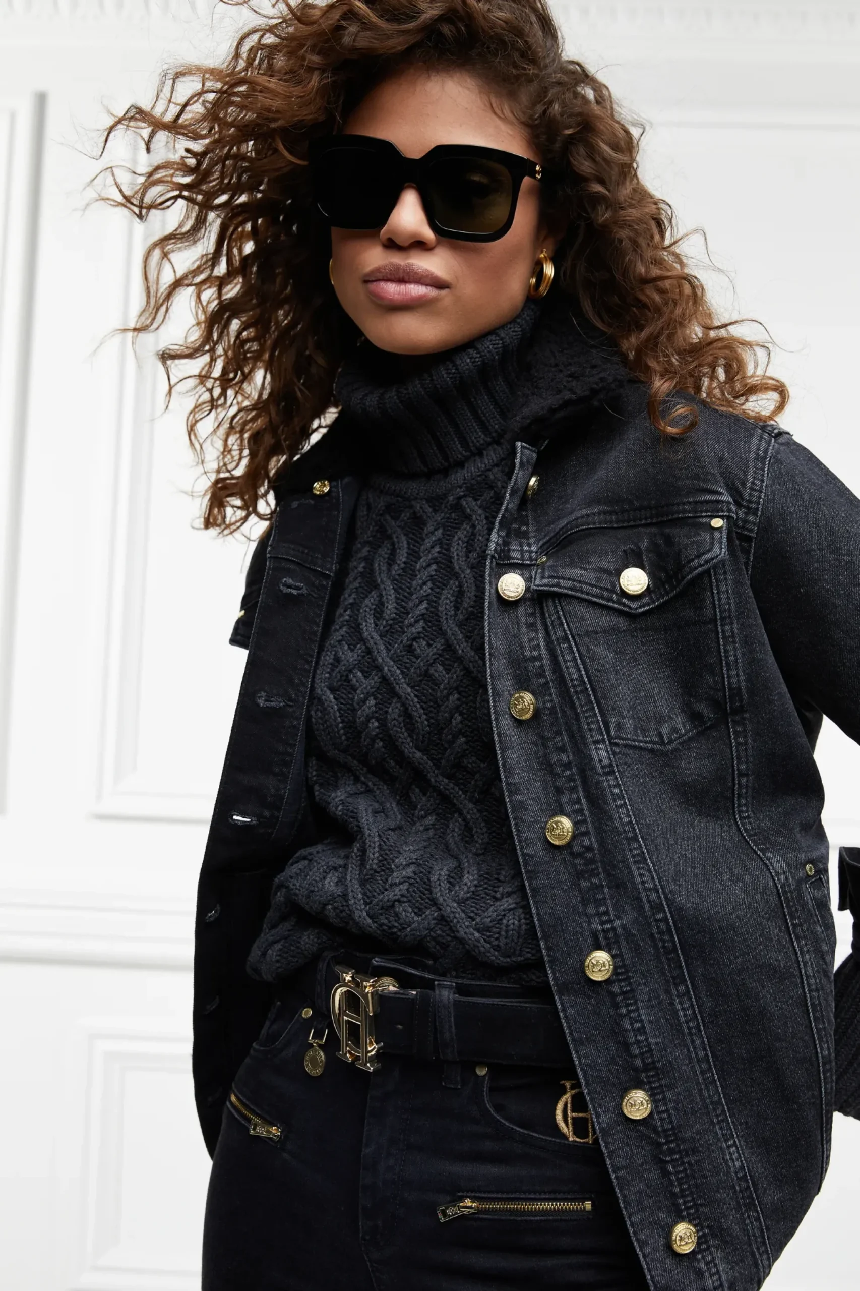 Holland Cooper City Sunglasses Black Hot