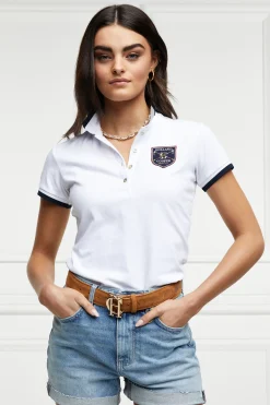 Holland Cooper Classic Polo Shirt White Hot