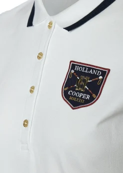 Holland Cooper Classic Polo Shirt White Hot
