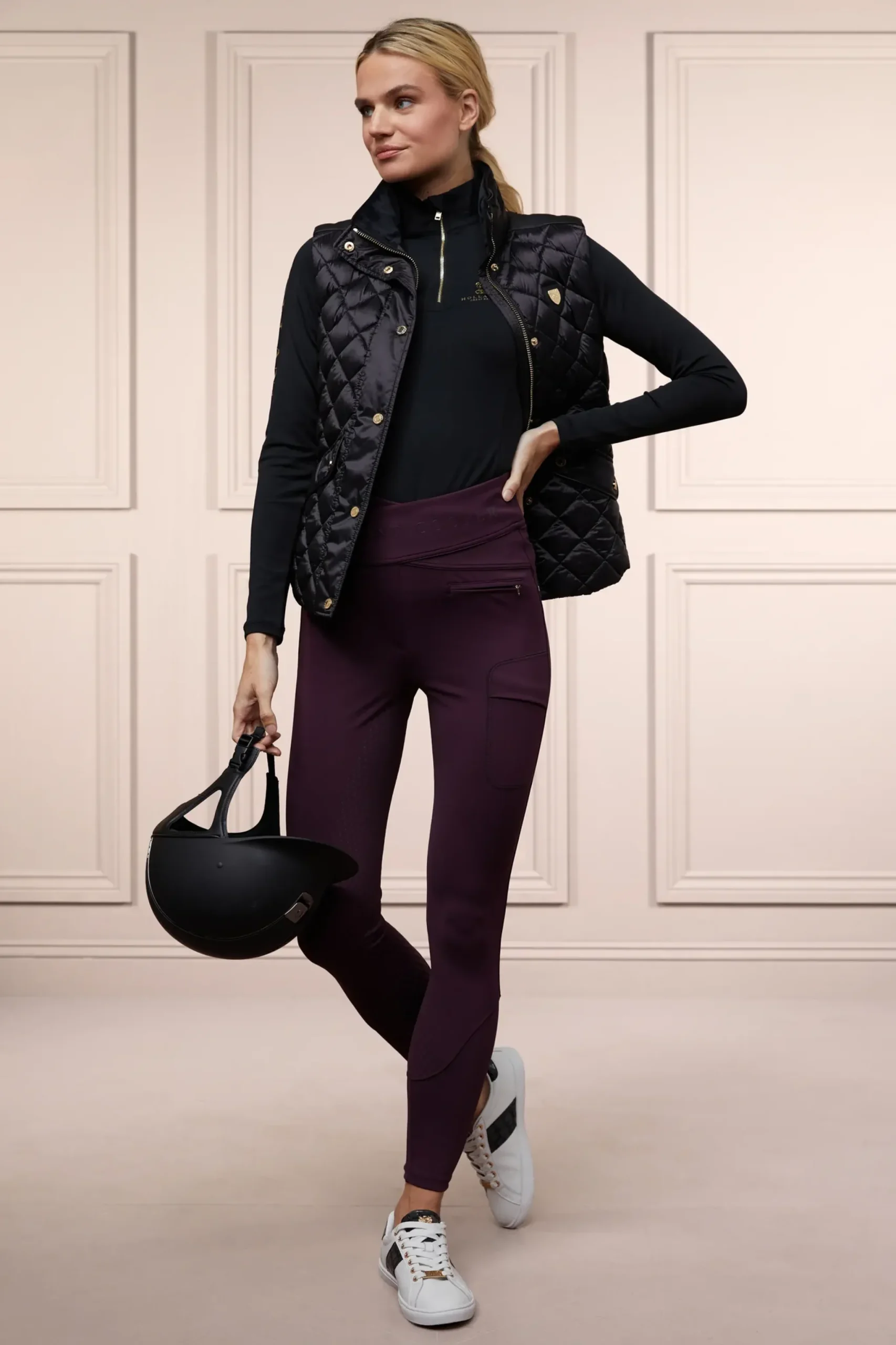 Holland Cooper Cooper Training Breeches Aubergine Hot