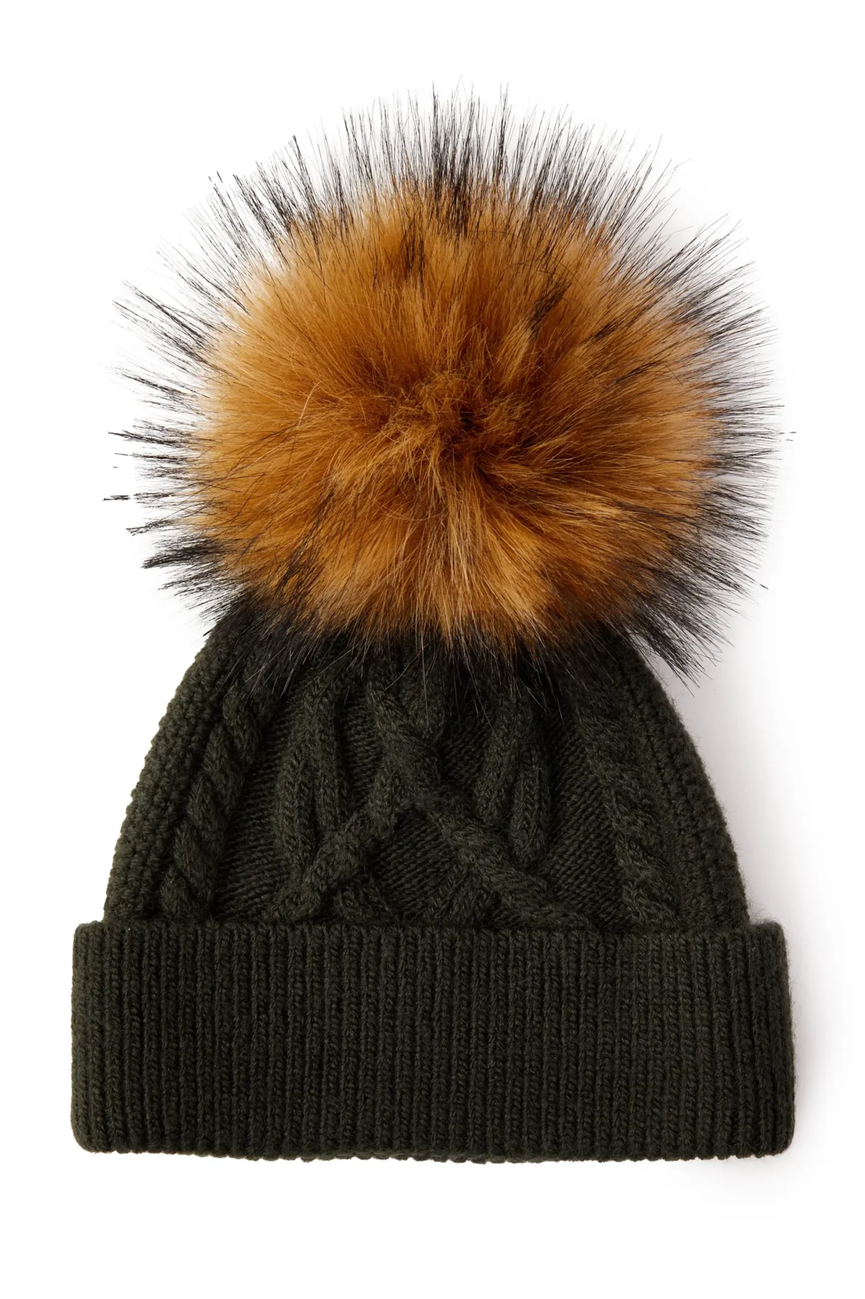 Holland Cooper Cortina Bobble Hat Fern Green