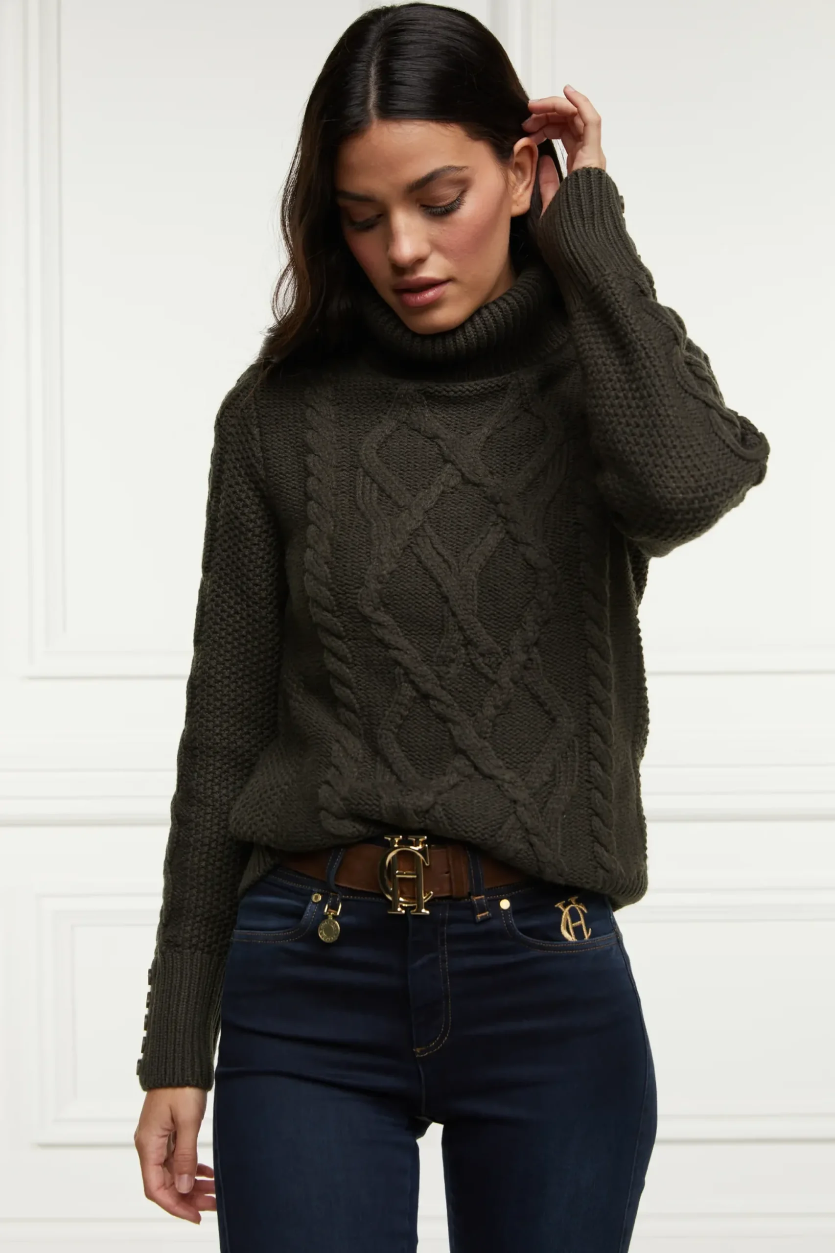 Holland Cooper Cortina Roll Neck Knit Sale