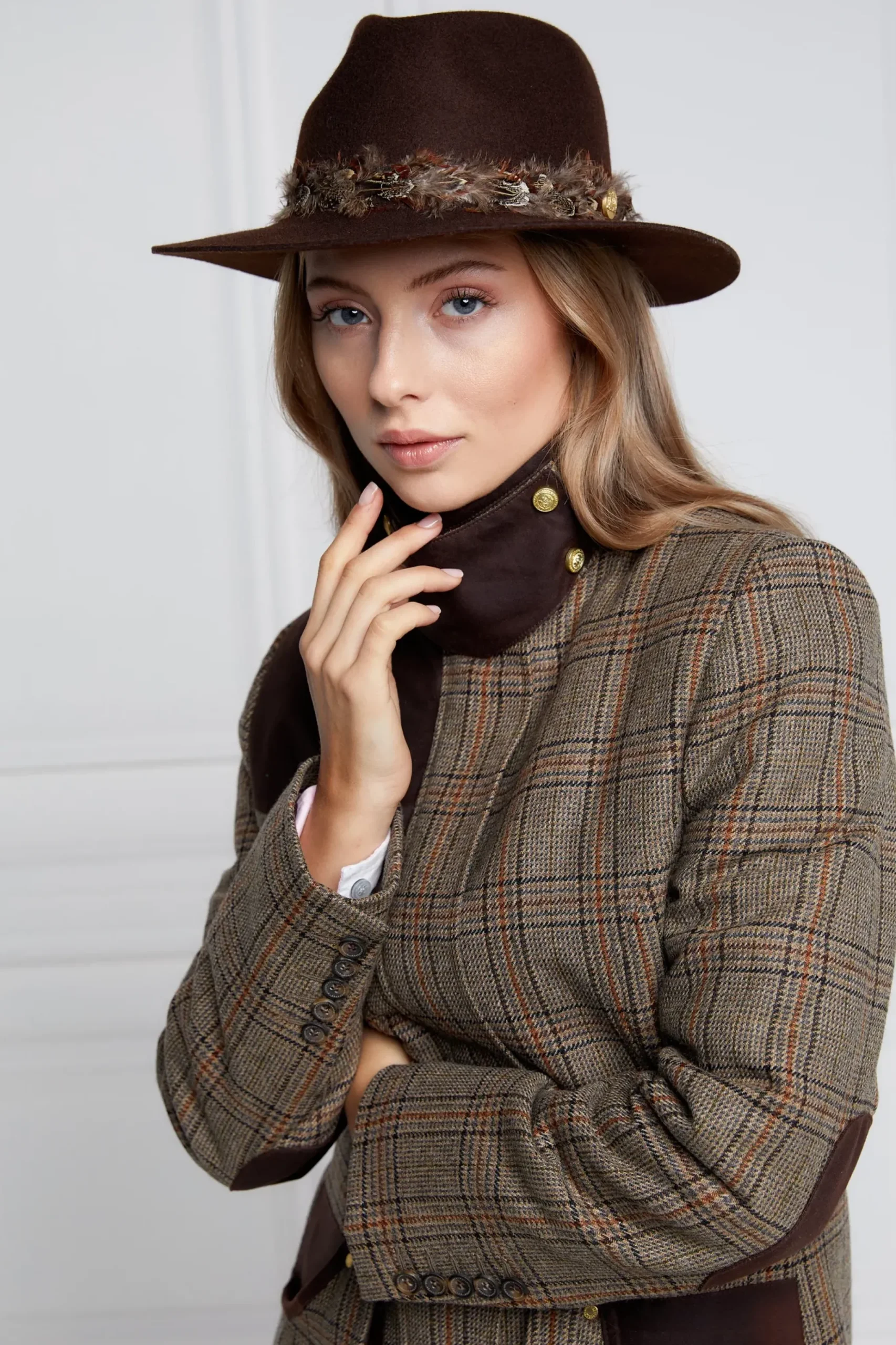 Holland Cooper Country Classic Jacket Bourbon Tweed Sale