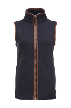 Holland Cooper Country Fleece Gilet Ink Navy New