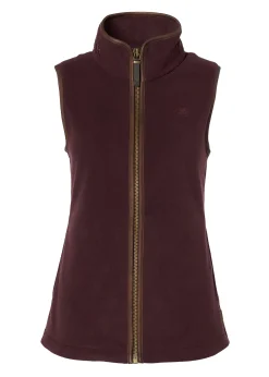 Holland Cooper Country Fleece Gilet Mulberry Online
