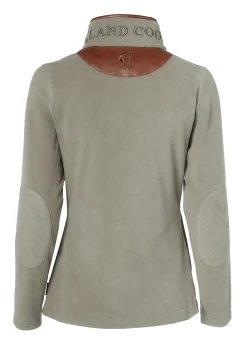 Holland Cooper Country Fleece Half Zip Sage Discount