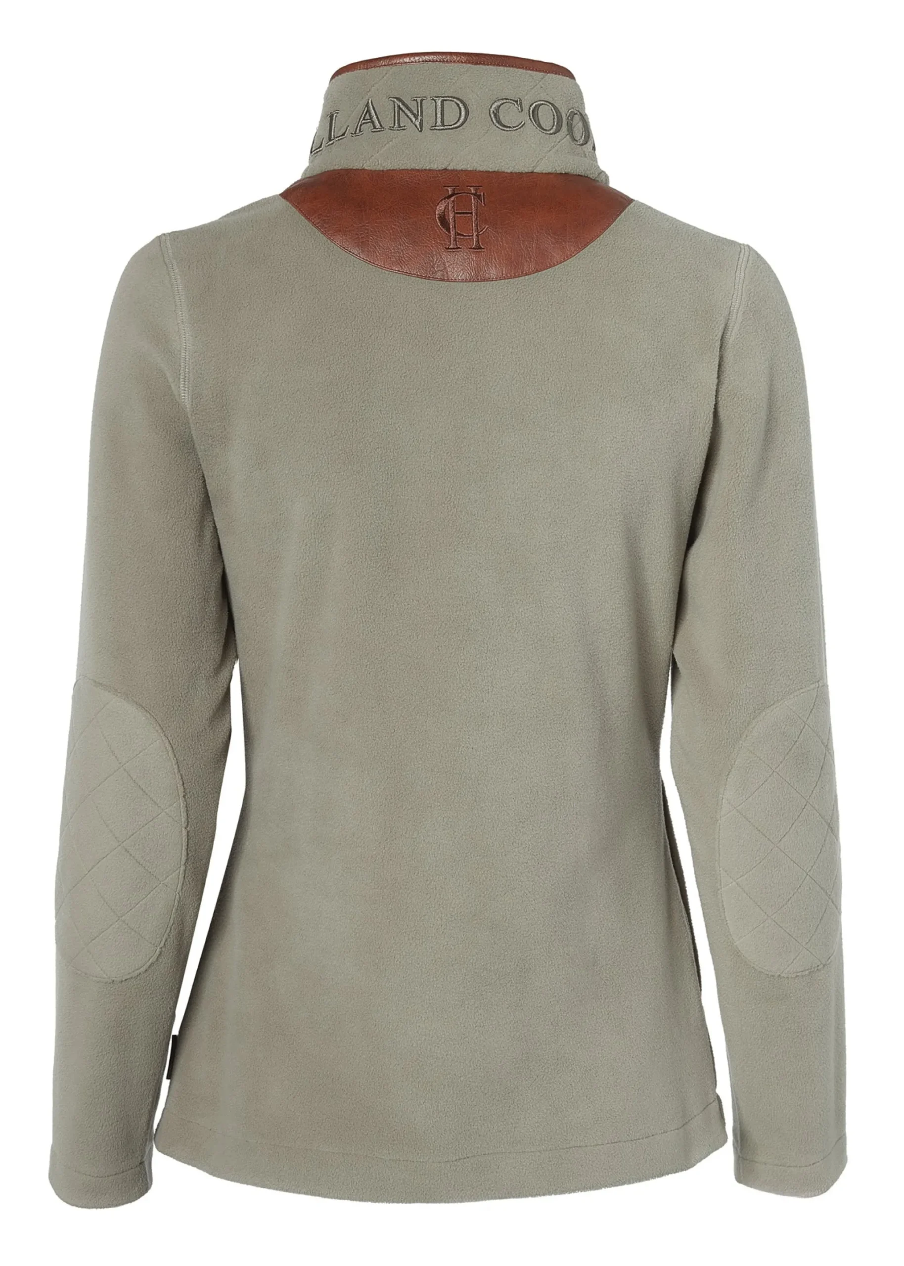 Holland Cooper Country Fleece Half Zip Sage Discount
