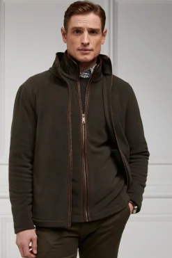 Holland Cooper Country Fleece Jacket Khaki Best