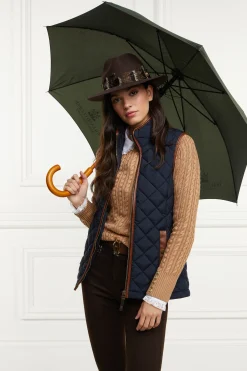 Holland Cooper Country Quilted Gilet Ink Navy Sale