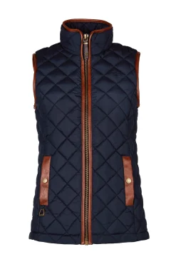 Holland Cooper Country Quilted Gilet Ink Navy Sale