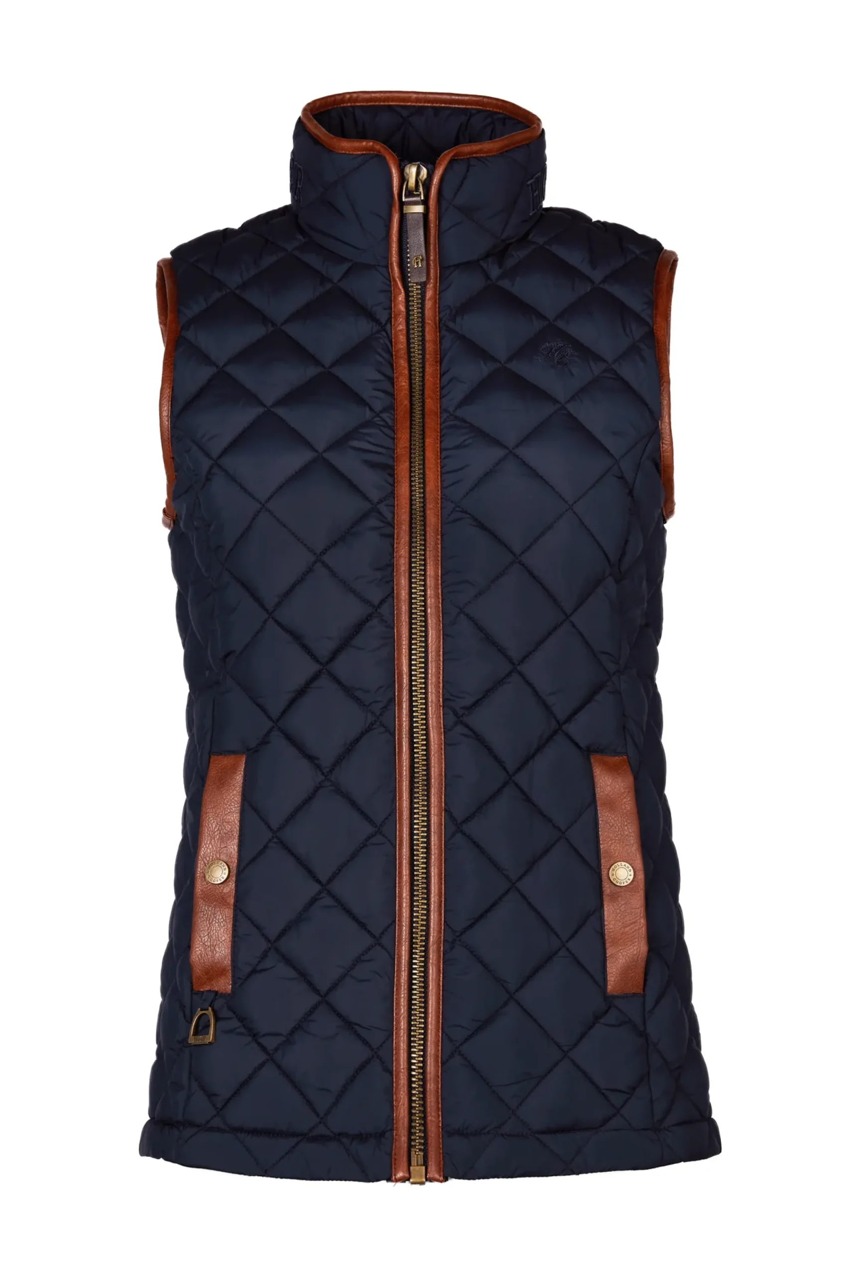 Holland Cooper Country Quilted Gilet Ink Navy Sale