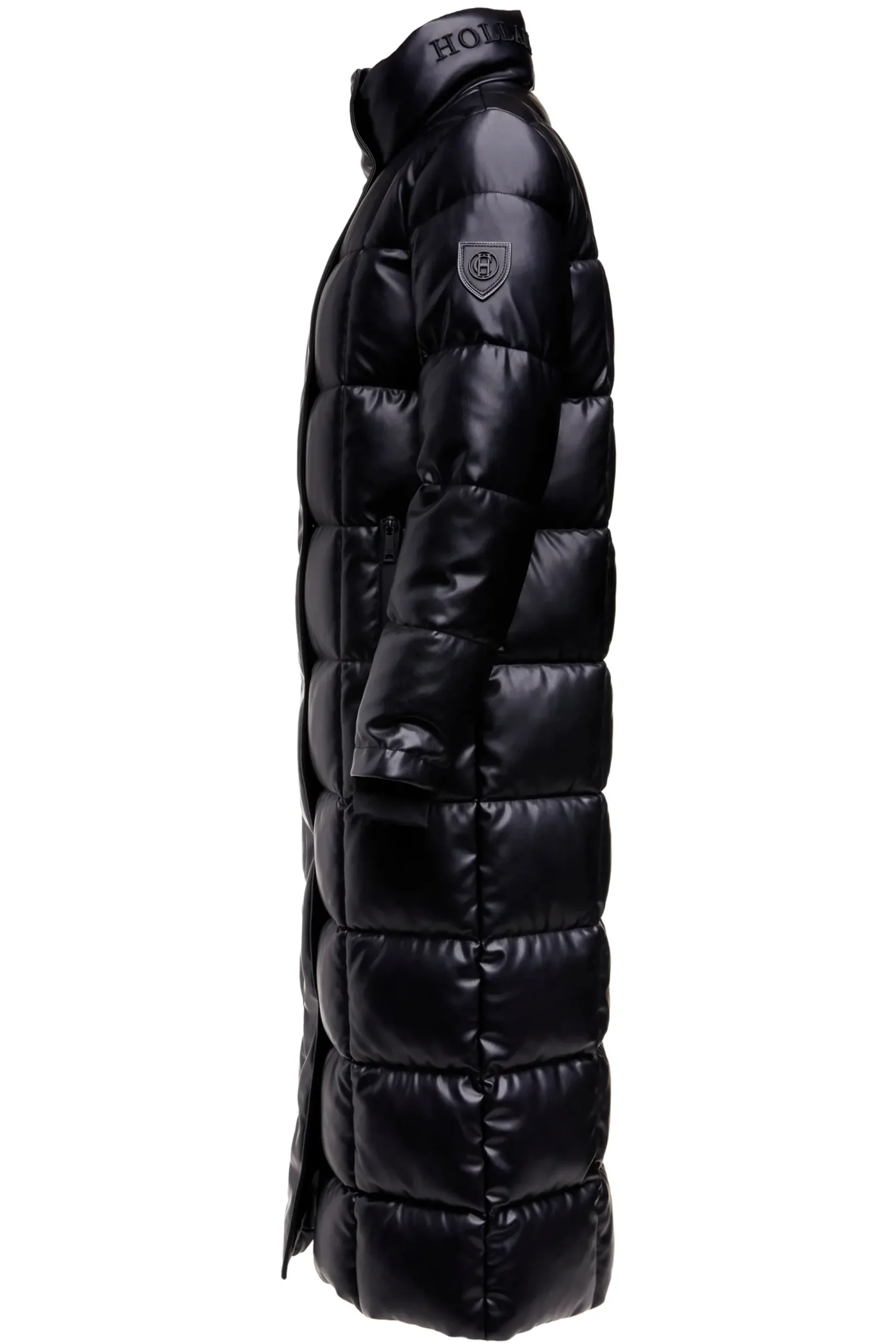 Holland Cooper Crawford Longline Coat Black New