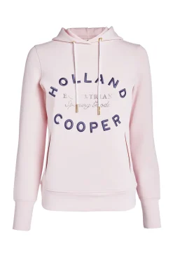 Holland Cooper Crystal Hoodie Blush