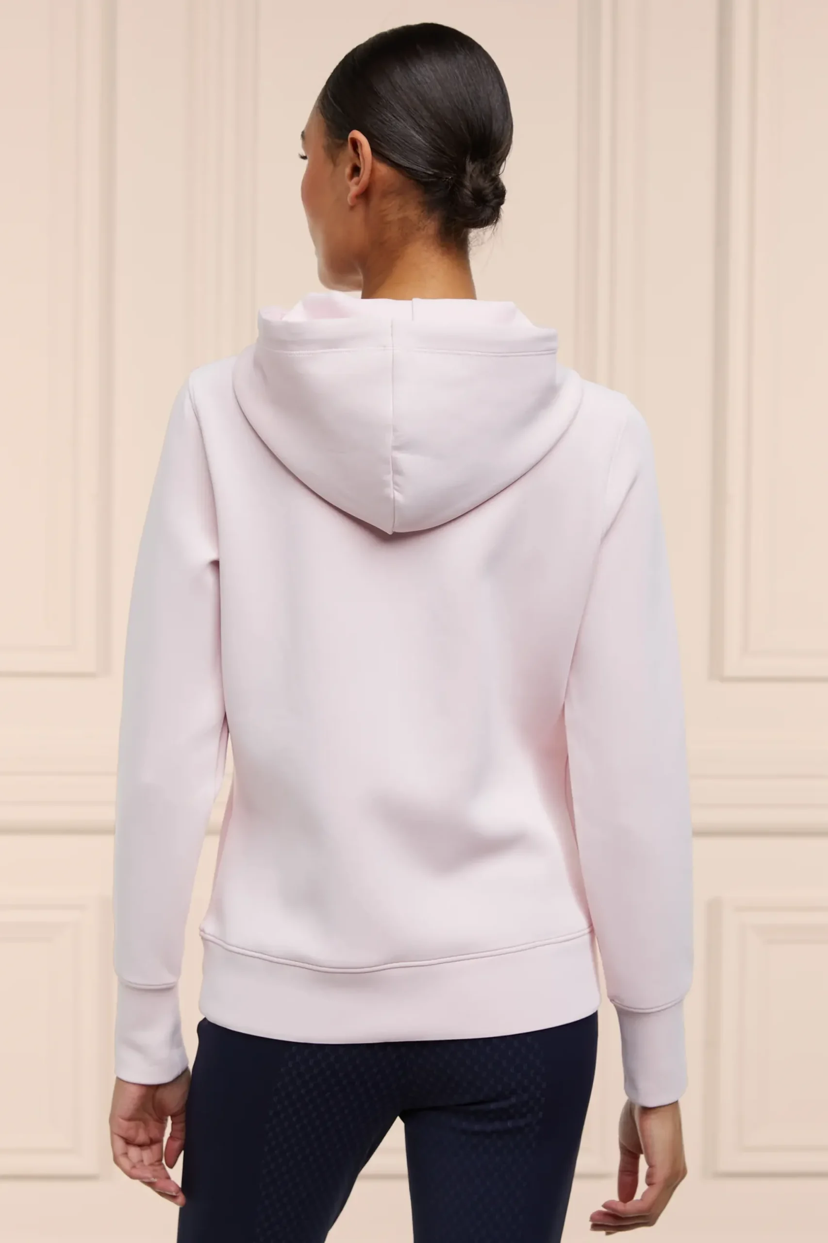 Holland Cooper Crystal Hoodie Blush