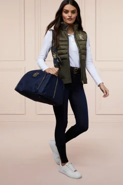 Holland Cooper Denim Thermal Full Grip Breeches Deep Indigo Best