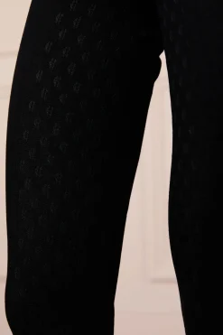 Holland Cooper Denim Thermal Full Grip Breeches Black