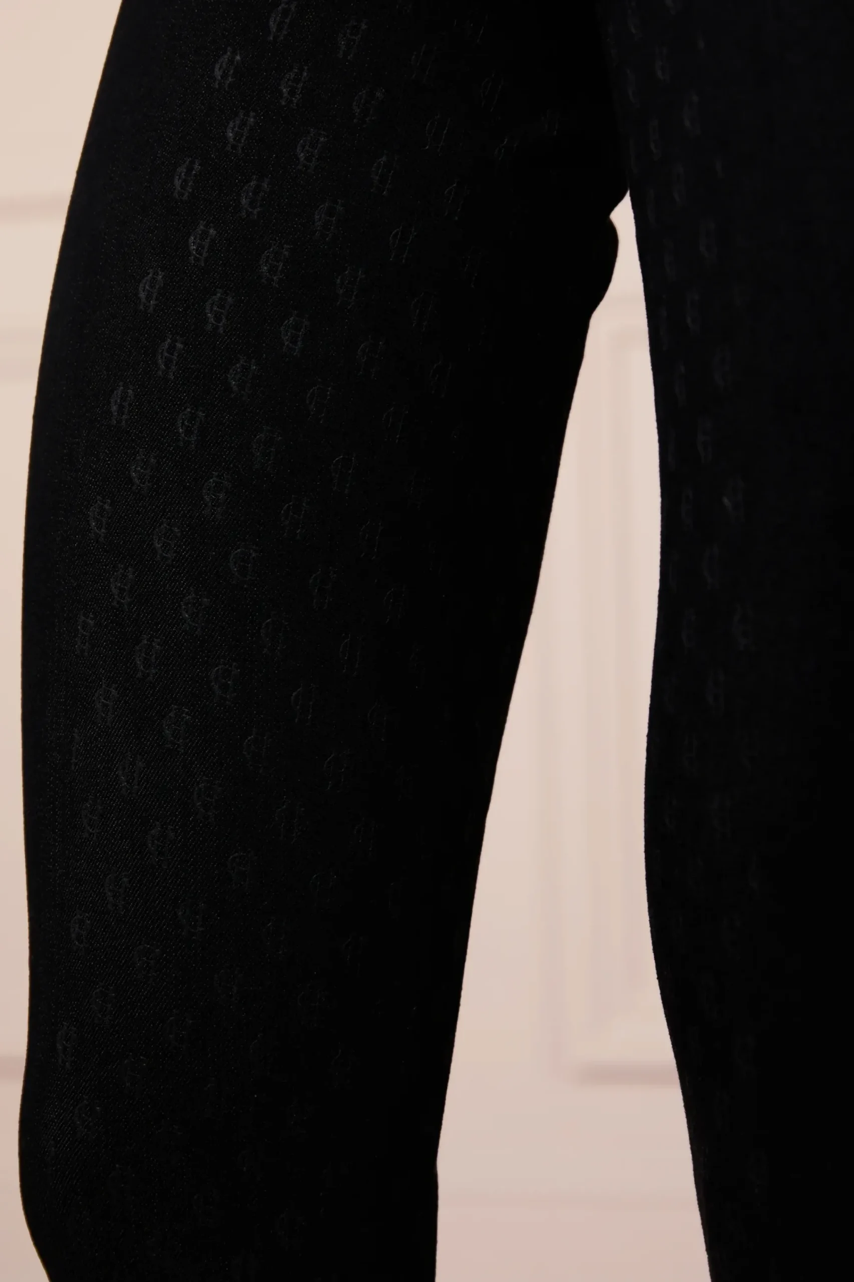 Holland Cooper Denim Thermal Full Grip Breeches Black