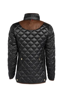 Holland Cooper Diamond Quilt Classic Jacket Khaki Outlet