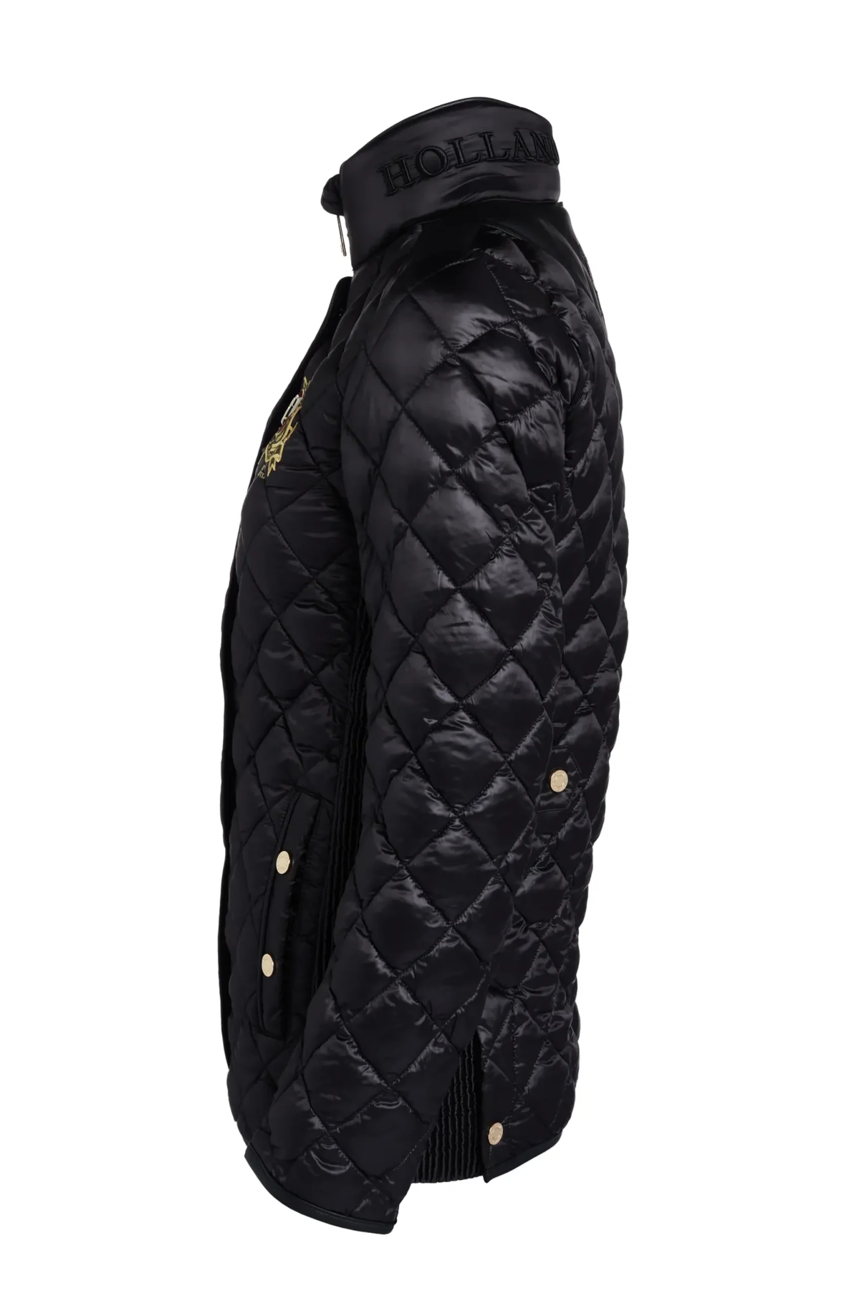 Holland Cooper Diamond Quilt Classic Jacket Black Hot