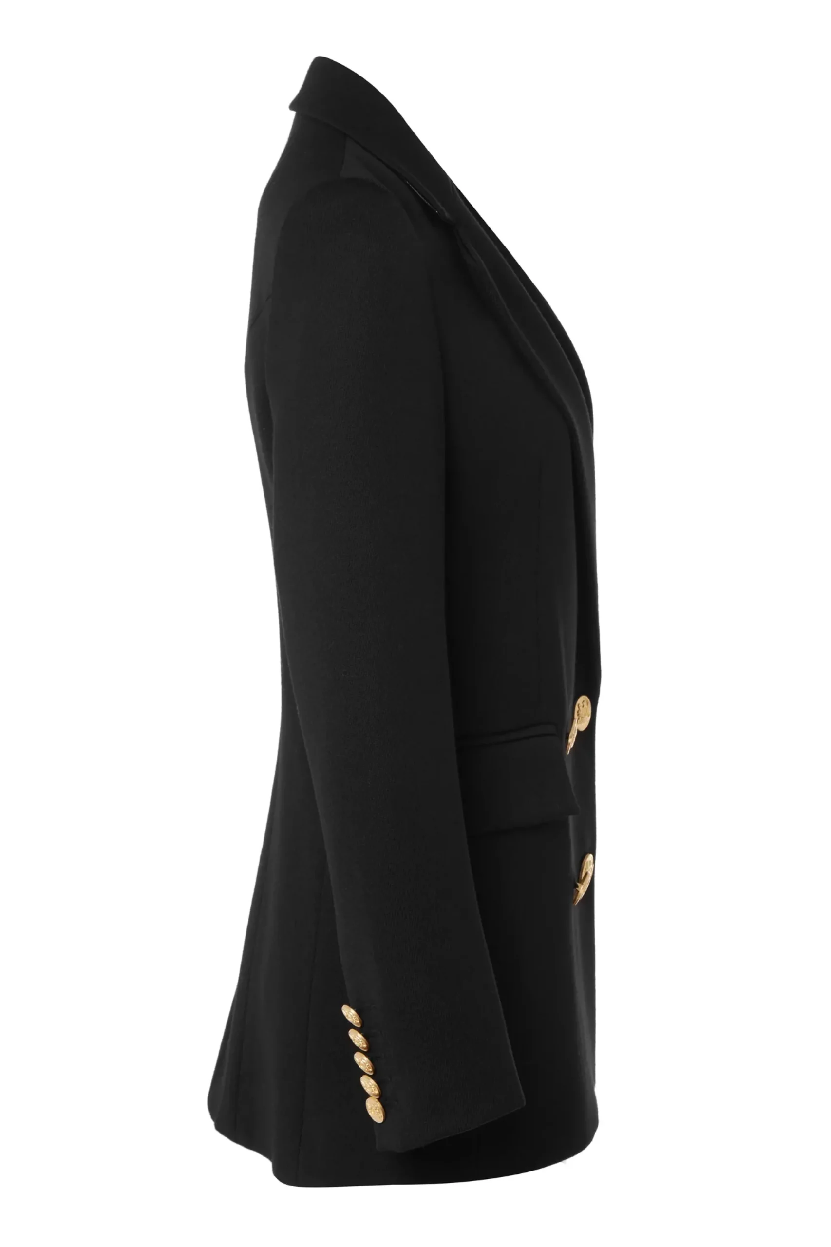 Holland Cooper Double Breasted Blazer Black Twill